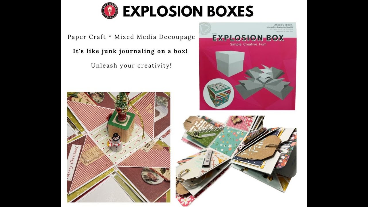 Christmas Explosion Box - YouTube