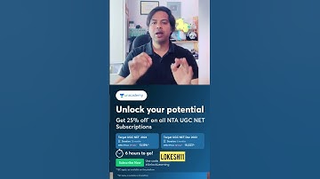 Offer Ends in 12hrs! Get your subscription now! USE CODE: LOKESH11