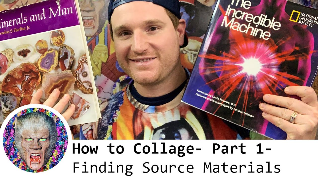 How to Collage- Part 2- Intro to Collage Making Tools & Supplies — The Red  Wizard