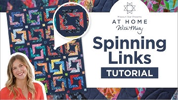 Quick & Easy Jelly Roll Quilt - Learn How To Make Our Spinning Links Quilt | Free Quilting Tutorial