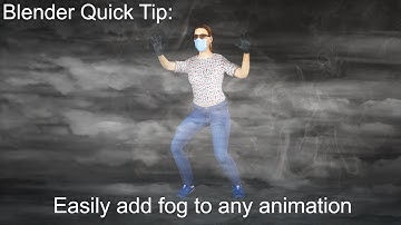 Blender Quick Tip: Easily add fog or mist to any animation
