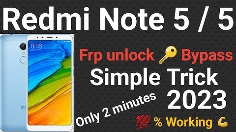 redmi 5 frp bypass 2023 #redme5frpbypass #note5frp #note5pro