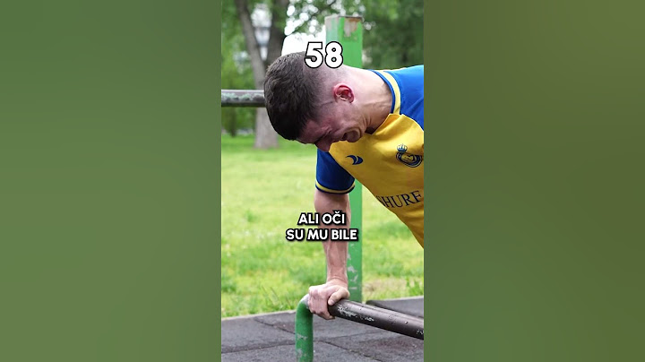 Testiramo Simija za HIGH REPS