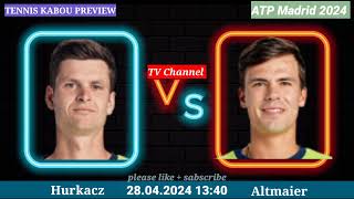 Hurkacz vs Altmaier Live Stream | ATP Madrid Open 2024 | Daniel Altmaier vs Hubert Hurkacz Live by Tennis Kabou 1,087 views 3 weeks ago 1 minute, 33 seconds