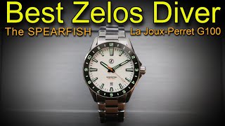Zelos Spearfish - La Joux Perret G100 Swiss Automatic Dive Watch - Insane Lume - Seiko Killer?