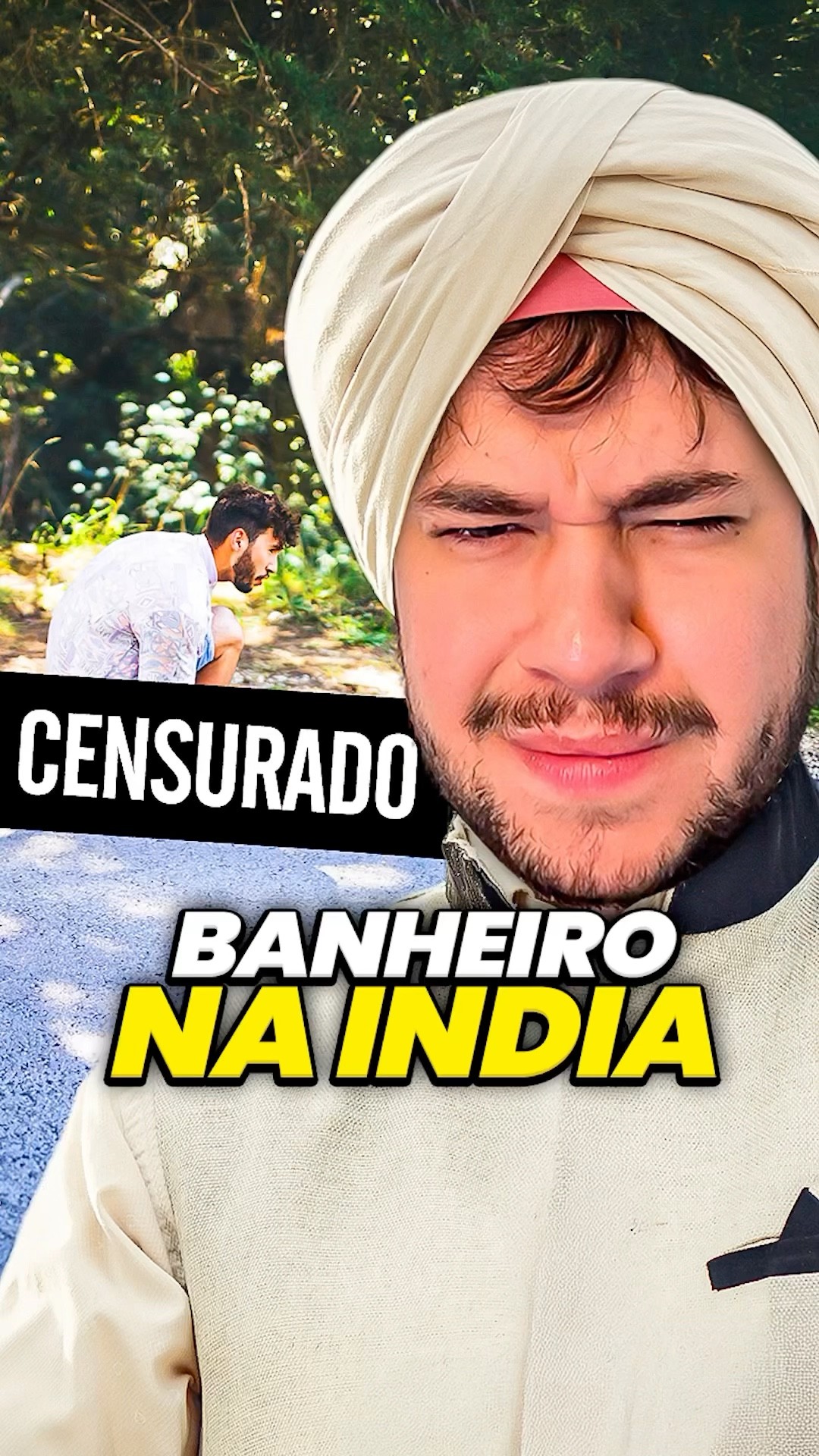 banheiro na índia #livedobrino #humor #MundinhoBrino