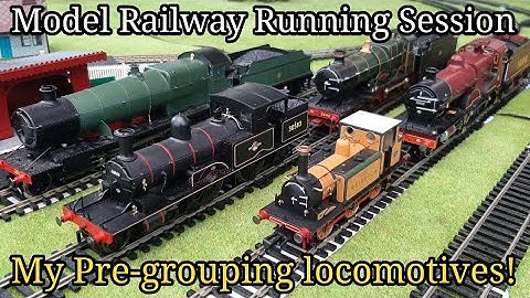 Model Railway Running Session - ALL Of My Pre-Grouping Locomotives