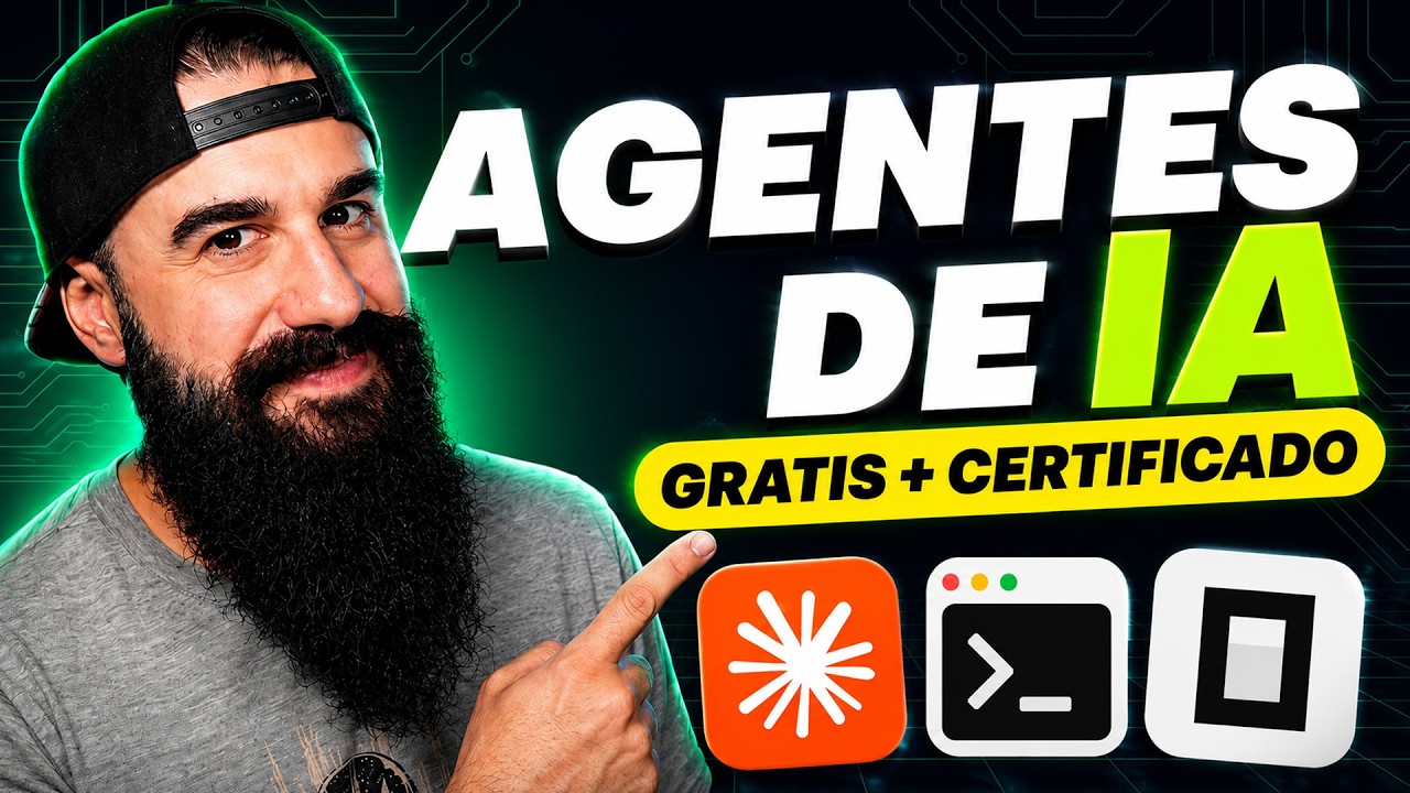 Miniatura de YouTube: Aprende a Programar con Agentes de IA desde CERO (Curso Completo Gratis)