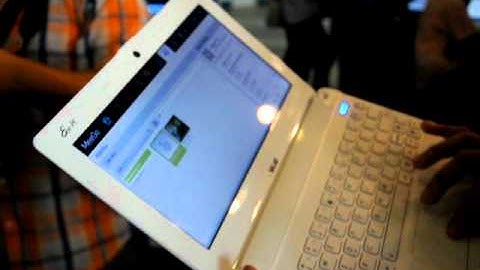 ASUS Eee PC X101H - MeeGo Demo
