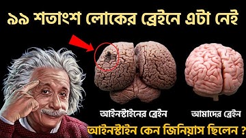 আইনস্টাইনের ব্রেইন কেটে কি পেল বিজ্ঞানীরা ? আইনস্টাইনের বুদ্ধির আসল কারন কি ছিল ? Albert Einstein