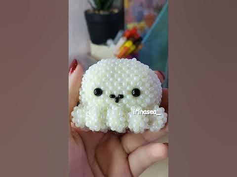 осьминог из бисера амигуруми #амигурумиизбисера #амигуруми #бисер # ...