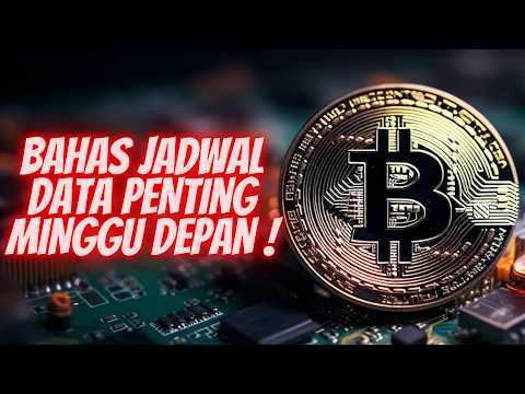 BITCOIN BERHASIL BERTAHAN DI ATAS SUPPORT INI ! PANTAU JADWAL GEMPURAN DATA PENTING INI FOR CRYPTO