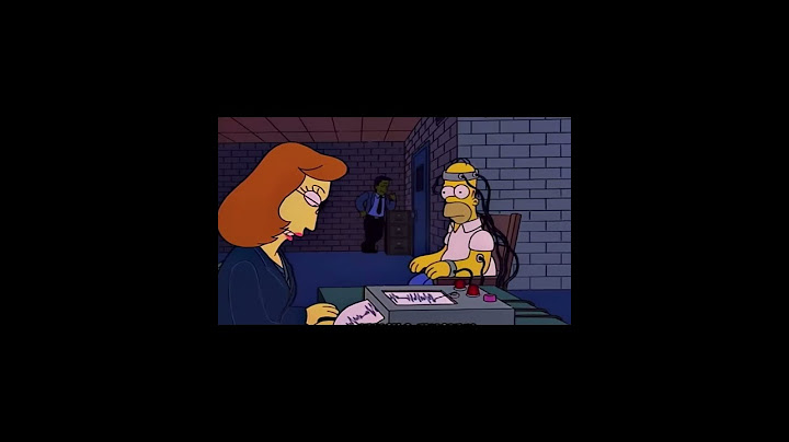 Homer - Lie Detector | Lügendetektor Akte X Files