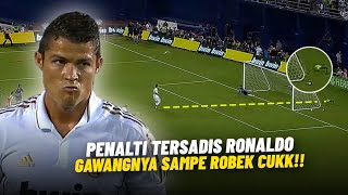 GAWANGNYA SAMPE JEBOL ‼️ Lihat Saat Tendangan Penalti Tersadis Ronaldo Bikin Robek Jaring Gawang