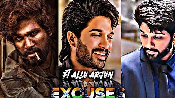 Excuses ft. Allu Arjun ❤️ | Excuses edit | #apdhillon #excuses #alluarjun #pushpa @PoleStarEditz