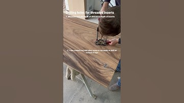 Epoxy Resin DIY Drilling Inserts #shorts #short #shortsfeed #woodworking #wood #diy #sidehustle