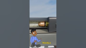 Why Does The Bullet Spin In Place When Shot On Ice #3d #animation #egypt #mummy #shorts #viralvideo