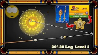 8 ball pool Golden Shot 🤯 20 Legendary Cue in Level 1 Coins 4M