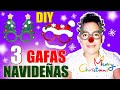 3 GAFAS NAVIDEÑAS 🎄 MANUALIDADES NAVIDEÑAS 🎅 CHRISTMAS GLASSES 🦌 DIY ☃ CARTON Y FOAMI ✨ DISEÑARTE ♥