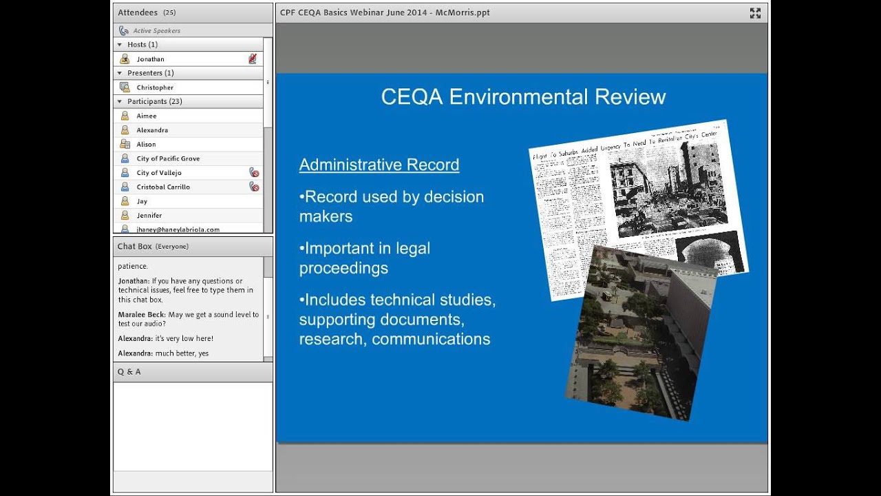 Part 1: California Environmental Quality Act Basics - YouTube