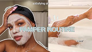 Relaxing Self Care Night Pamper Routine Satisfying Asmr