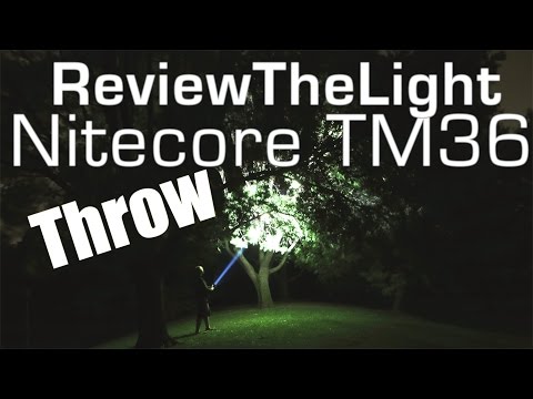 ReviewTheLight:  Nitecore TM36 Throw