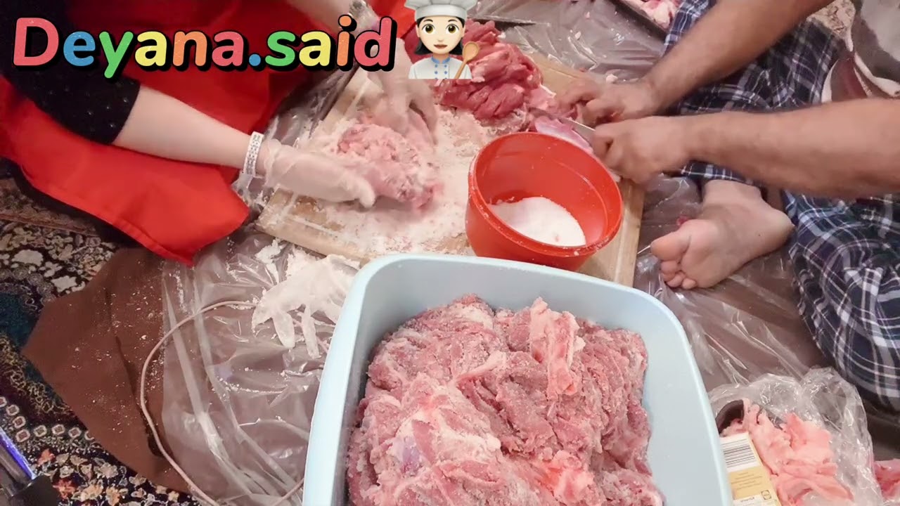 آموزش گوشت لند به این روش به بار اول در خارج از افغانستان در یوتوب،Gusht land