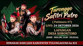 Live Jaranan TURONGGO SAFITRI PUTRO || Lapangan Sobontoro Boyolangu Tulungagung ● TJ AUDIO
