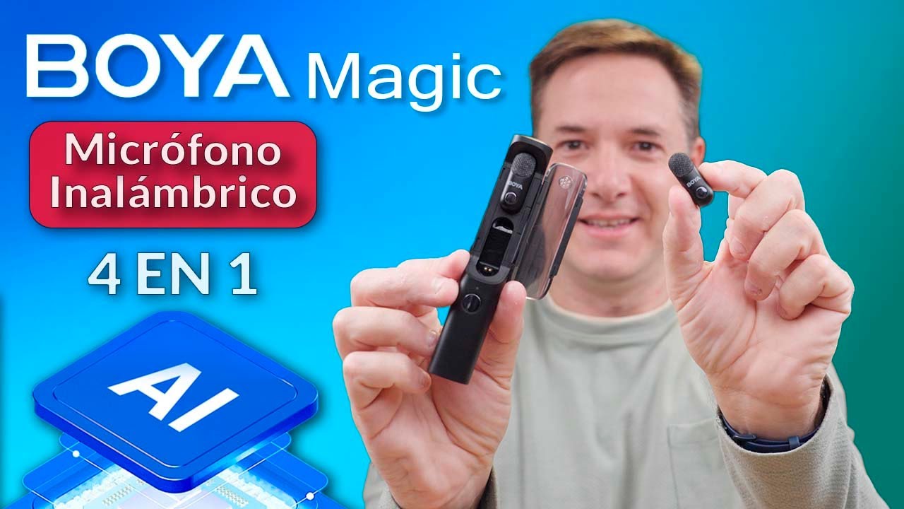 🔴¡El MICRÓFONO INALÁMBRICO más VERSÁTIL del mercado! 🎤 BOYA Magic 4 en 1 🔥