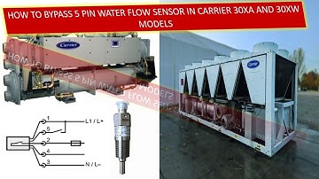 How To Bypass Water Flow Sensor | Carrier 30XA And 30XW | 5 pin Type 00PPG000030500 | SC050A