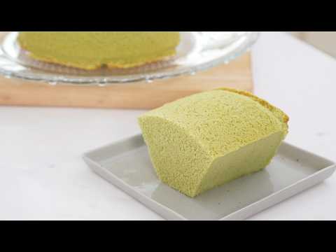 Green Tea Chiffon Cake 抹茶戚風蛋糕｜Apron