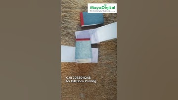 A5 Duplicate #Bill Book #Showcase - #viral #trending Maya Digital