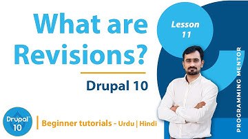 What are revisions in Drupal 10? | Node revisions | Programming Mentor | CMS | Urdu/Hindi