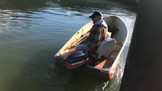Lund Aluminum Boat - On the Columbia