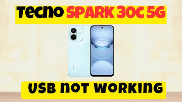 Tecno Spark 30c 5g Usb Problem USB Not Recognize || How to solve USB issues || USB not working
