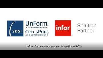 UnForm Document Management Integration to SXe
