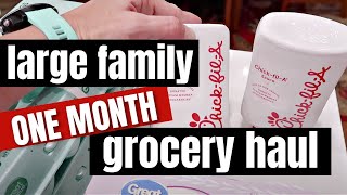 HUGE GROCERY HAUL | FEEDING A FAMILY OF 6 ON A BUDGET | FRUGAL LIVING | FRUGAL FIT MOM