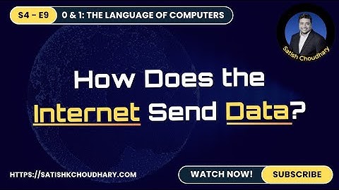 How Does the Internet Send Data? Across the World S4-E9 | In Simple Terms with Satish Choudhary