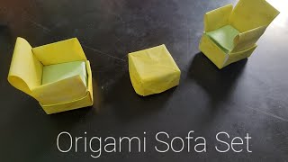 DIY Origami Sofa Set ( সহজ অরিগ্যামি সোফা সেট )