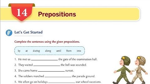 Prepositions | Ch-14 | Class-VIII | Part-01 | Collins English grammar and composition book