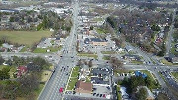 Drone Video   East York Traffic