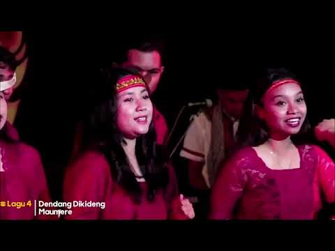 Penampilan Paduan Suara Lagu Daerah NTT Dari Komunitas Flobamora Sadhar.