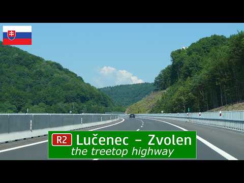 R2 Lučenec - Zvolen in Slovakia