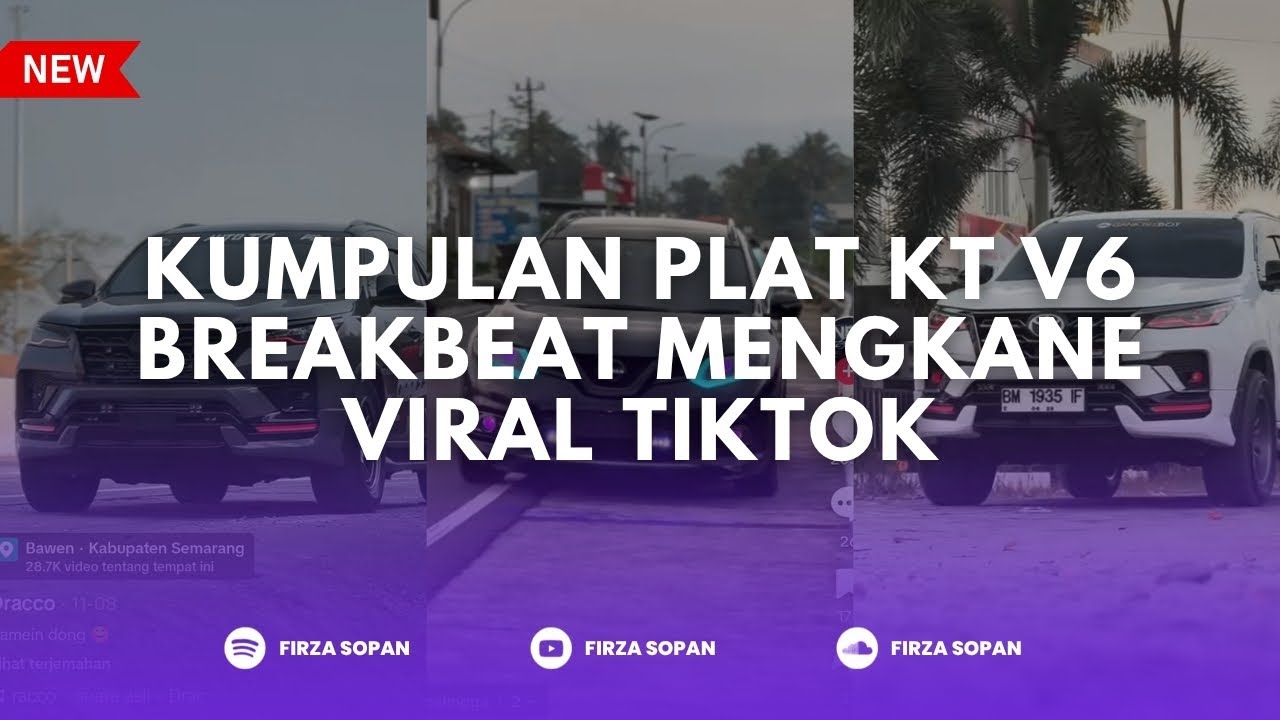 KUMPULAN PLAT KT V6 BREAKBEAT MENGKANE VIRAL TIKTOK🎧