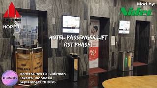 Download lagu SM (Mod: Nidec) Traction Passenger Lifts - Harris Suites FX Sudirman, Jakarta (Hotel)