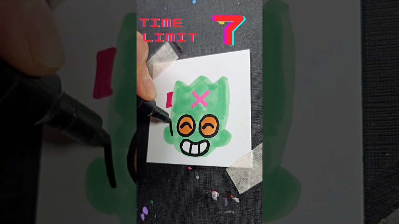 ✦ASMR✧ Drawing Brawl Stars Ollie in 40 Seconds