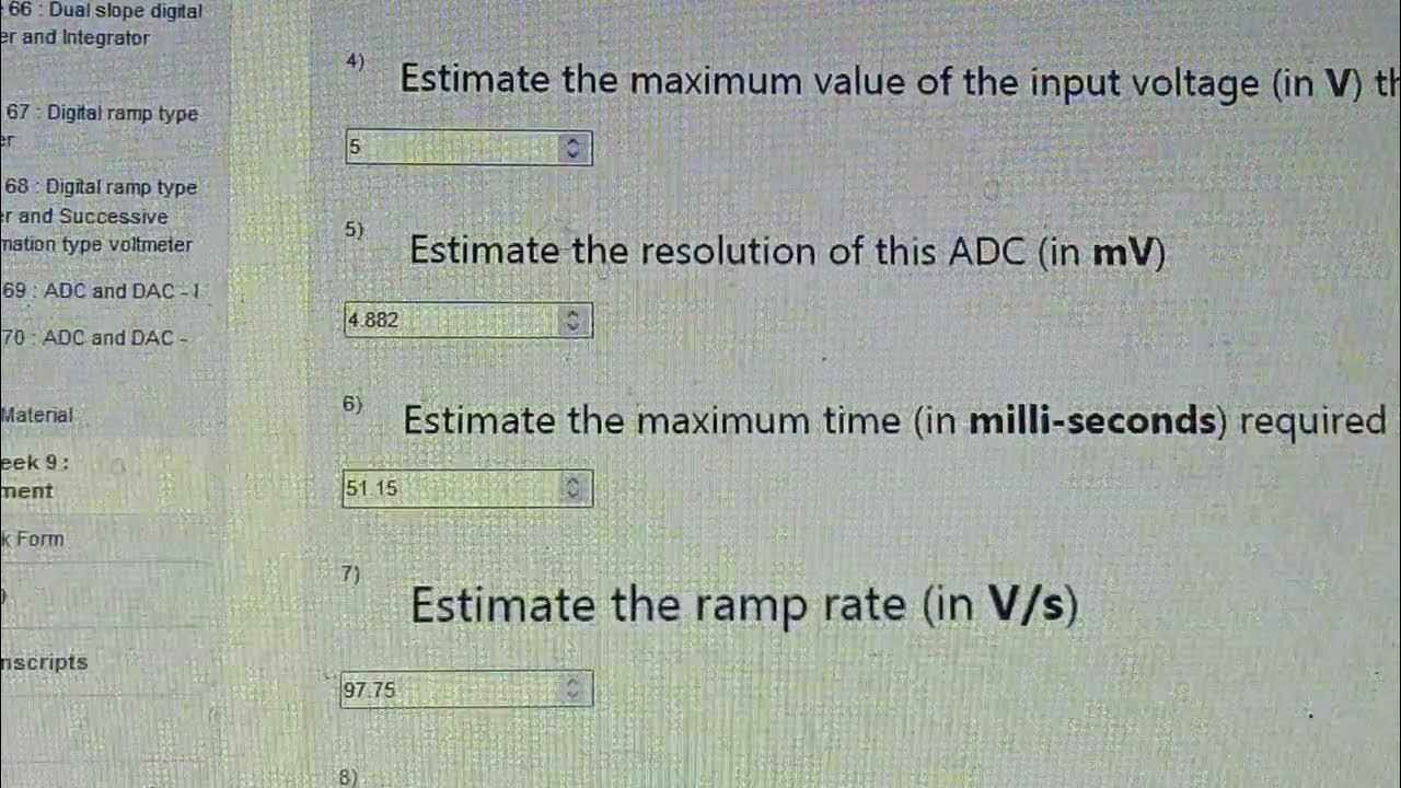 Electrical Measurements and Electronic Instruments NPTEL assignment