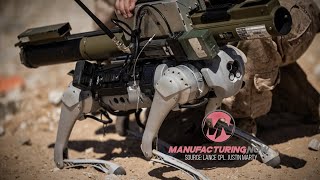 Marines Test Robot Goat with Rocket Launcher