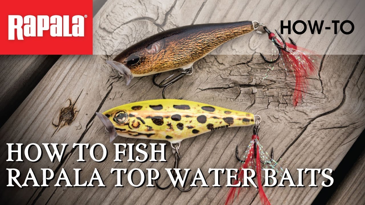 How to Fish Rapala Topwater Baits