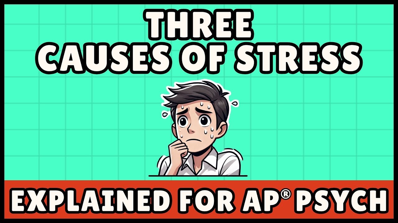 Causes of Stress - 3 Stressors (AP Psychology Guide)